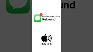 iPhone Notification Sound  Rebound iphone [upl. by Asilanom]