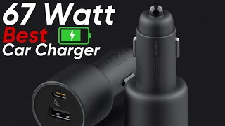 Xiaomi 67W Car Charger USBA  Type C [upl. by Africa]