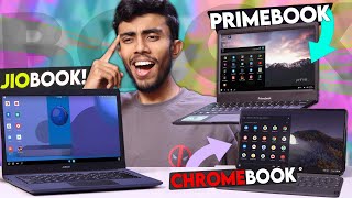 Primebook vs Jiobook vs Chromebook⚡Biggest Comparison The Real Winner🔥 Best Laptop Under ₹15K [upl. by Ennayelsel164]