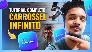 Como fazer um carrossel infinito utilizando o Canva  Tutorial Atualizado [upl. by Mellisa]