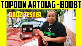 Topdon ArtDiag 800BT Scan Tool Look Around OBD2 [upl. by Kcorb]