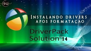 Tutorial Como instalar drivers facilmente após formatação  Driver Pack Solution 2016 [upl. by Hachman]