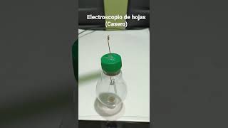 electroscopio de hojas casero [upl. by Ahsin]