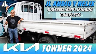 KIA TOWNER 2024 SISTEMA CON DSP AMPLIFICADO JL AUDIO amp HELIX [upl. by Bridges]