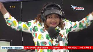 Mbilia Bel Live On Radio Maisha Prior to Pan African Festivals At Carnivore Grounds Nairobi [upl. by Khalsa]