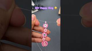 DIY Happy Face Beads Ring Friendship Rings  Nihaojewelry Making Classes  Step By Step [upl. by Dnomad]