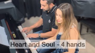 Heart and Soul  Piano a 4 mãos [upl. by Arvell]