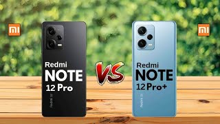 Redmi Note 12 Pro 5G Vs Redmi Note 12 Pro Plus 5G [upl. by Oigimer]