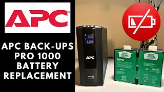 APC BackUps Pro 1000 Battery Replacement  BR1000GBR1500G [upl. by Kcoj]