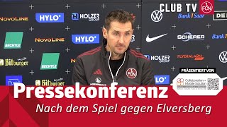 Die PK mit Horst Steffen amp Miroslav Klose  SV Elversberg  1 FC Nürnberg 21 [upl. by Ymmak]