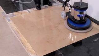 How to Polish Stone Floors Using Diamond Polishing Pads  JonDon Video [upl. by Animahs]