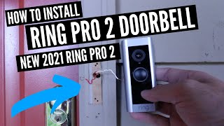 How To Install Ring Pro 2 Doorbell [upl. by Atiuqihc]