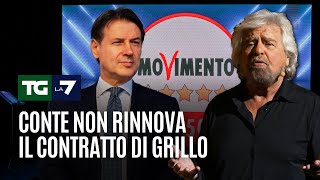 Conte non rinnova il contratto di Grillo [upl. by Bor]