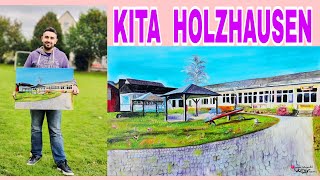 Kita Holzhausen  🙎‍♂️🙋‍♀️Gemälde mit Ölfarben Kindergarten vazgentatosyan painting oilpainting [upl. by Olegna]