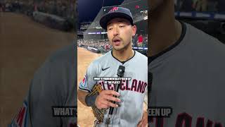 quotCleveland knows what to doquot Guardians fans  Steven Kwan wants you LOUD on Saturday ALDS [upl. by Talya413]