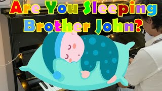 Are You Sleeping Brother John Piano Tutorial amp Singalong  Beautiful Folk Songs amp Nursery Rhymes [upl. by Einnaj]