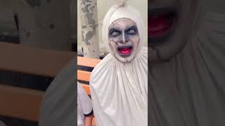 Ada Hantu Pocong Menakutkan hantu horor video shorts  Elsha Family [upl. by Drawets]