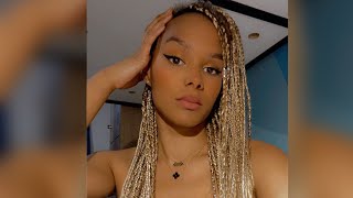 Comment faire des tresses avec rajouts seul  box braids [upl. by Einot]