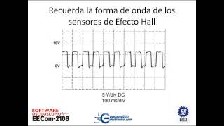 Sensores de Efecto Hall y Osciloscopio EECOM 2108 [upl. by Georglana]