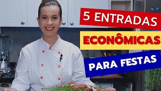 5 Entradas econômicas para festas [upl. by Haramat]