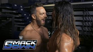 Andrade initiates a confrontation with LA Knight backstage SmackDown exclusive Sept 27 2024 [upl. by Arakal]