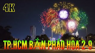 TPHCM bắn pháo hoa 29 ở nóc hầm Thủ Thiêm Sài Gòn [upl. by Mcgruter]