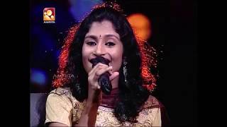 Chillena Oru Mazhai Thuli Tamil Song Performed by ALKA AJITH on Amrita TV DUET 2015 [upl. by Alamak]