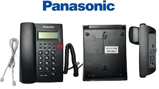 Un Boxing Of Telephone Set PANASONIC KXTS K10 CID Review Of PANASONIC KX Setting [upl. by Boor]