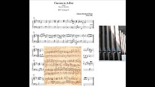 Johann Bernhard Bach 16761749 Ciacona A Dur ex Bach BWV Anh II 83 [upl. by Ursulette]