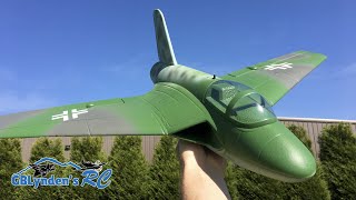 The Fast amp Fun Freewing Lippisch P15 64mm EDF Jet Flight In Wind [upl. by Oinoitna]