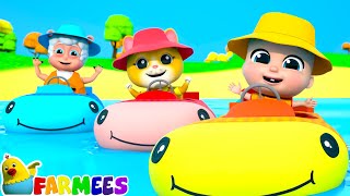 Row Row Row Your Boat  Singalong Adventure Nursery Rhyme for Kids [upl. by Marasco443]