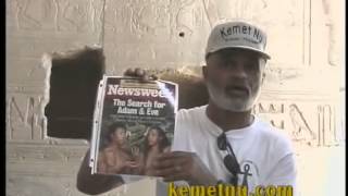 Ashra Kwesi Explains the Origin of Adam amp Eve Story at the Ramesseum in Kemet Egypt [upl. by Mraz298]