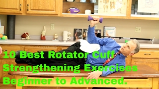 10 Best Rotator Cuff Exercises Beginner to Advanced Strengthening [upl. by Eleira]