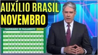 URGENTE CALENDÁRIO DE PAGAMENTOS DO AUXÍLIO BRASIL PARA NOVEMBRO [upl. by Eivad]