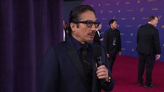 Hiroyuki Sanada Emmy Awards 2024 Red Carpet Interview  Emmy Awards [upl. by Scornik]