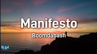 Boomdabash  Manifesto TestoLyrics [upl. by Neellok811]