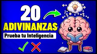 ¡20 ADIVINANZAS IMPOSIBLES 🤯🔍 ¿Puedes Resolverlas [upl. by Lyndon]