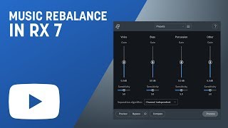 How to Use Music Rebalance in RX 7 [upl. by Ennayoj]