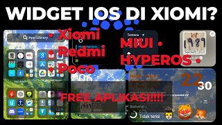 Widget iOS for Xiomi User  HyperOS amp MIUI  KWGT TUTORIAL  Android [upl. by Daniela700]