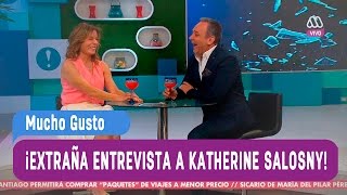 La extraña entrevista de Luis Jara a Katherine Salosny  Mucho Gusto 2016 [upl. by Pomeroy]