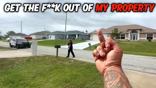 This Man OWNED This Cop LIKE A BOSS 1  First Amendment Audit  ID REFUSAL [upl. by Lonnard]