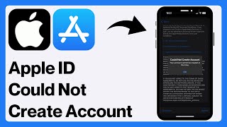 FIX Could Not Create Account Apple ID  Your account cannot be created at this time on iPhone  iPad [upl. by Kcirderfla128]