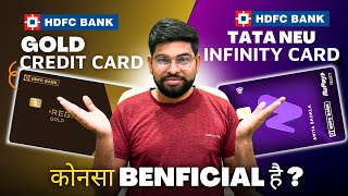 HDFC Regalia Gold Vs Tata Neu Infinity Credit Card  10 Cashback [upl. by Charis]