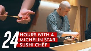 24 Hours With A Michelin Star Sushi Chef Sushi Kimura [upl. by Aitenev]