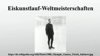 EiskunstlaufWeltmeisterschaften [upl. by Carolan758]