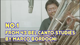 【Solo・ソロ】No1 from 43 BEL CANTO STUDIES by Marco Bordogni ボルドーニ [upl. by Hephzibah404]