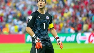 Claudio bravo best saves ChileBarcelona [upl. by Chasse]