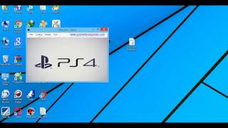 Playstation 4 Emulator For PC ps4 controller 100 Working 2017 [upl. by Aicilas]