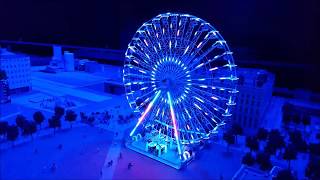 Illumination grande roue EuropaRad par Fantaisyland [upl. by Schinica]