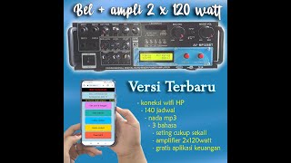 Cara setting bel otomatis sekolah MP3 tiga bahasa [upl. by Haldes]